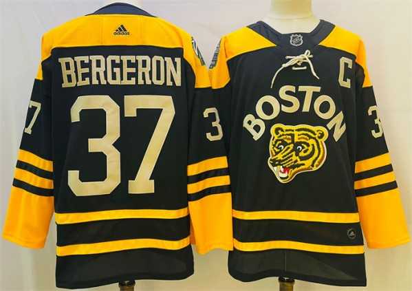 Men's Boston Bruins #37 Patrice Bergeron Black Classic Primegreen Stitched Jersey,We sell and wholesale Men's Boston Bruins #37 Patrice Bergeron Black Classic Primegreen Stitched Jersey on line form chian!